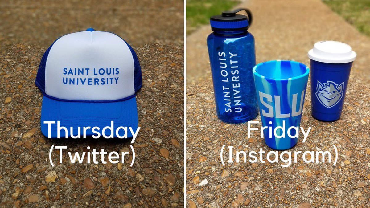 Reply #TeamBlue for a chance to win free SLU gear to cheer on the Billikens Friday. Follow us (<a href="/SLU_Official/">Saint Louis University</a>) on all our platforms for more chances to win! #MarchMadness