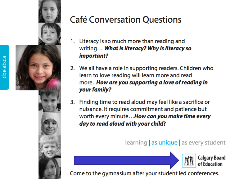 richlearningcbe's tweet photo. Working with the @CalgaryReads team @richlearningcbe parents talk about literacy, reading and finding time to read aloud with their children.  Thank you #calgaryreads #richlearningcbe #WeAreCBE #engaged https://t.co/tHUHa73h9I