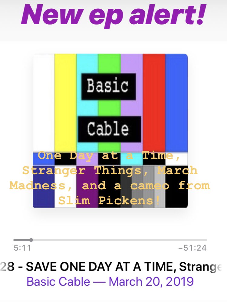 basiccablepod's tweet photo. #GameOfThones #ODAAT #OneDayAtATime #StrangerThings3Trailer #StrangerThings #NCAATourney #MarchMadness2019 https://t.co/7nyagkkik1