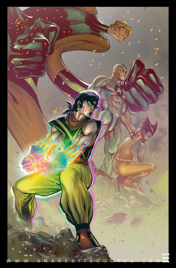 I saw that <a href="/JoshuaOrtega88/">Joshua Ortega</a> posted some sweet JLA art by <a href="/PatrickZircher/">Patch Zircher</a> ! Nice work. Reminded me I worked on a JLA with <a href="/chryslus/">ChrisCrossin’</a> ! Also super nice work. It’s a JLA day.