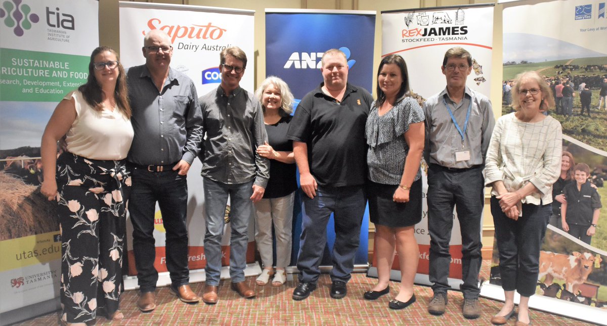 Had great evening working with <a href="/dairy_tas/">DairyTas</a> to present the 2019 Tas dairy awards. Congrats to winners of 2019 <a href="/ANZ_AU/">ANZ Australia</a> Dairy Business of Year Award Clear Springs Dairy, finalists Oxberry Dairy &amp; Gary &amp; Helen Strickland, winners <a href="/Fonterra/">Fonterra</a> Share Farmer Award Damien &amp; Brooke Cocker.