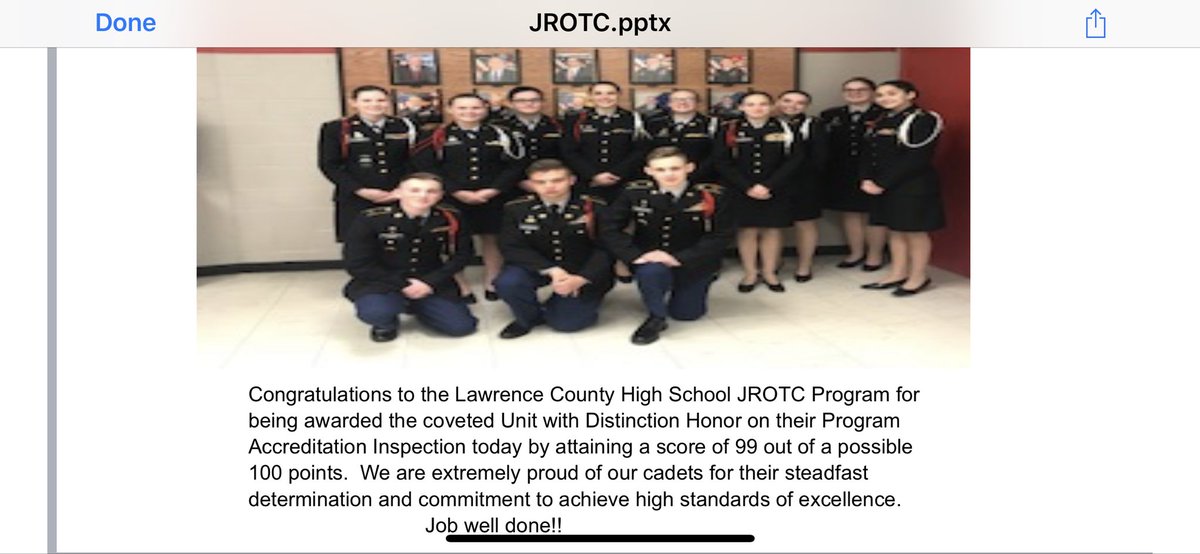 All_in_LC's tweet photo. Congratulations to #LCJROTC! They earned the highest honor of Unit of Distinction during their evaluation today. Definitely a program with class and now...DISTINCTION! #GoDawgs #AllinLC https://t.co/fDdgowZHSv