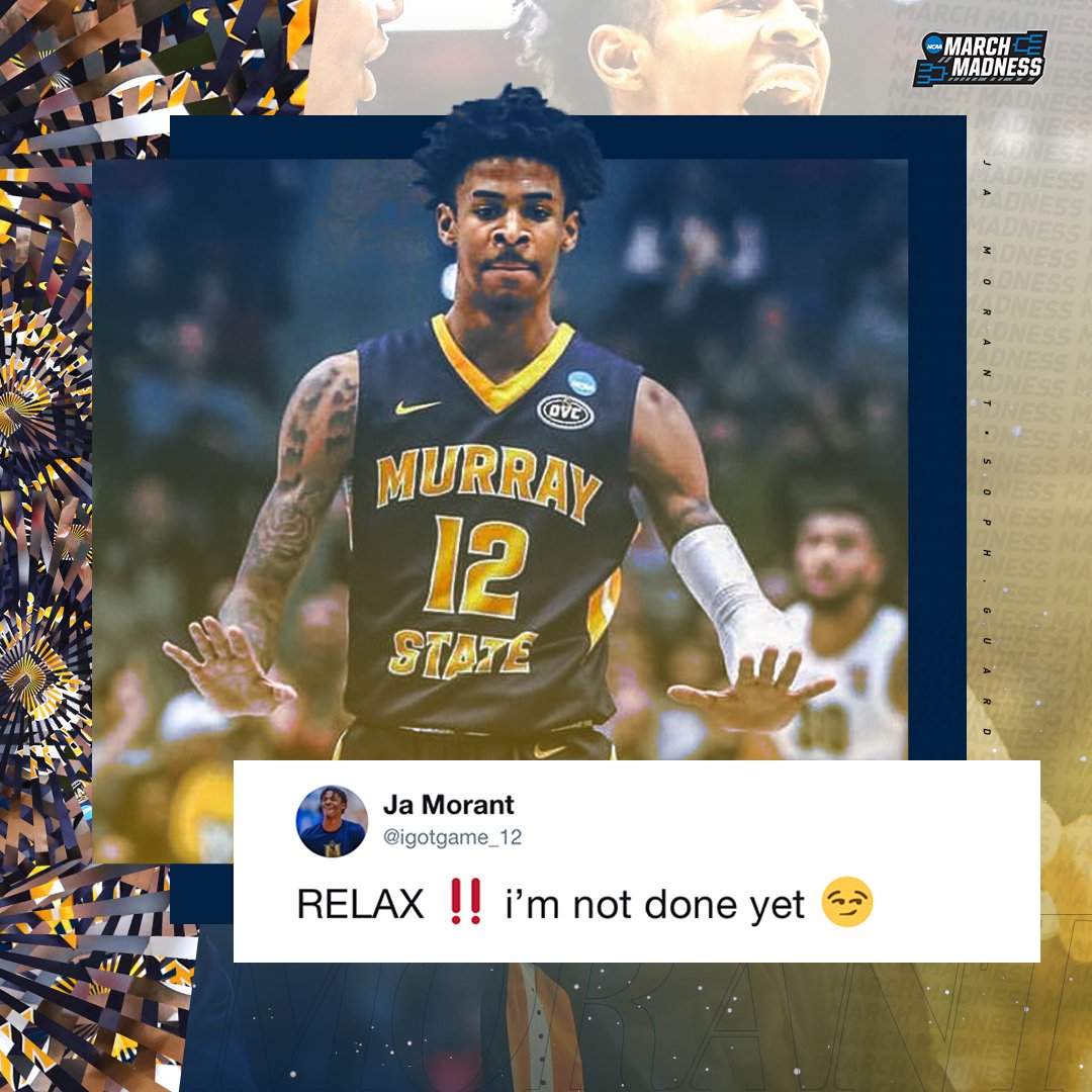 Murray State MBB on X: Congratulations Ja Morant (@igotgame_12