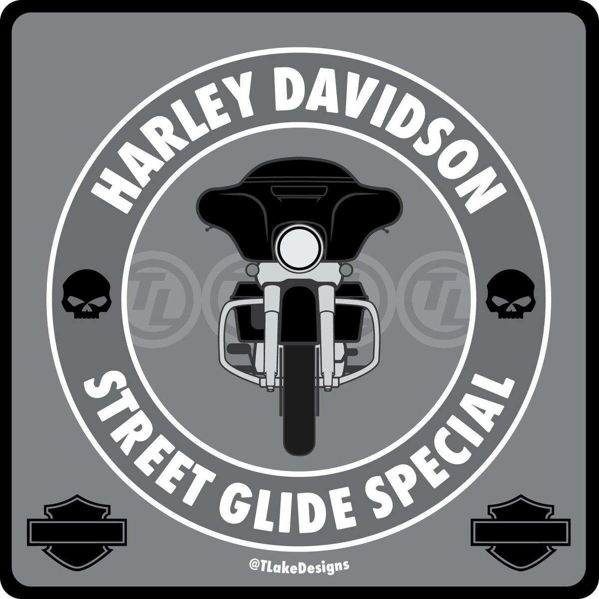 TLakeDesigns's tweet image. Been a while since I’ve posted so I thought I’d drop another “portrait” today - this time of my Harley, Quinn (a bit cheeky, I know). Hope all is well out there in the interwebs, make it a great day! #freelance #graphicdesign #rideon #harleydavidson #creativelife