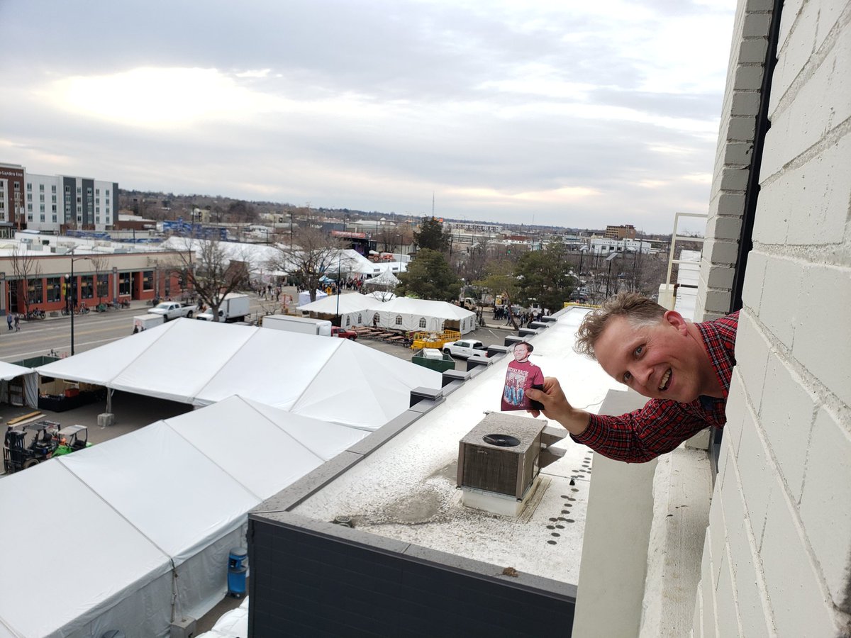 KevmoBoise's tweet photo. Fomo as a mofo! @AtCareyWilliams @biggie47 #treefort2019 #flatcarey https://t.co/cbQ5Bq7Lrj