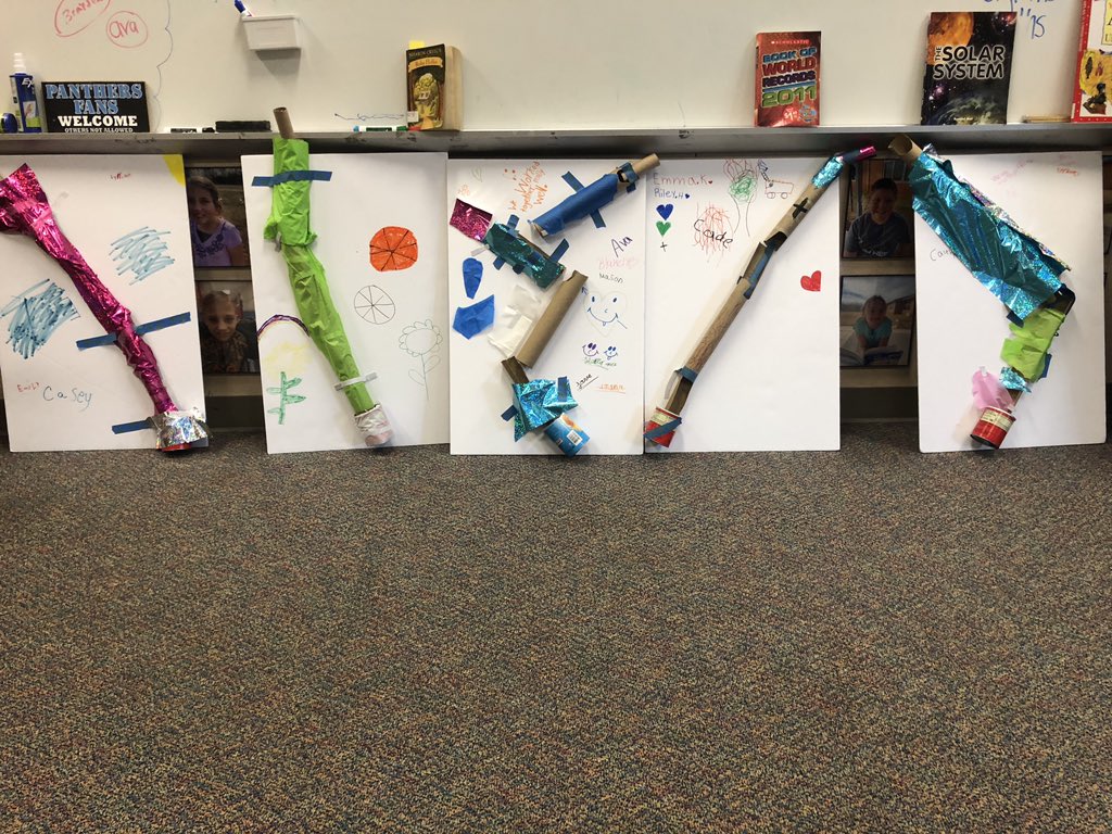 MegRyanLee's tweet photo. Last week during spring break, I went to my classroom and taught a lesson on motion! We completed a hands on minds on experiments with force of motion and speed by making marble mazes! #EDEL339 https://t.co/fDmTDUse4h