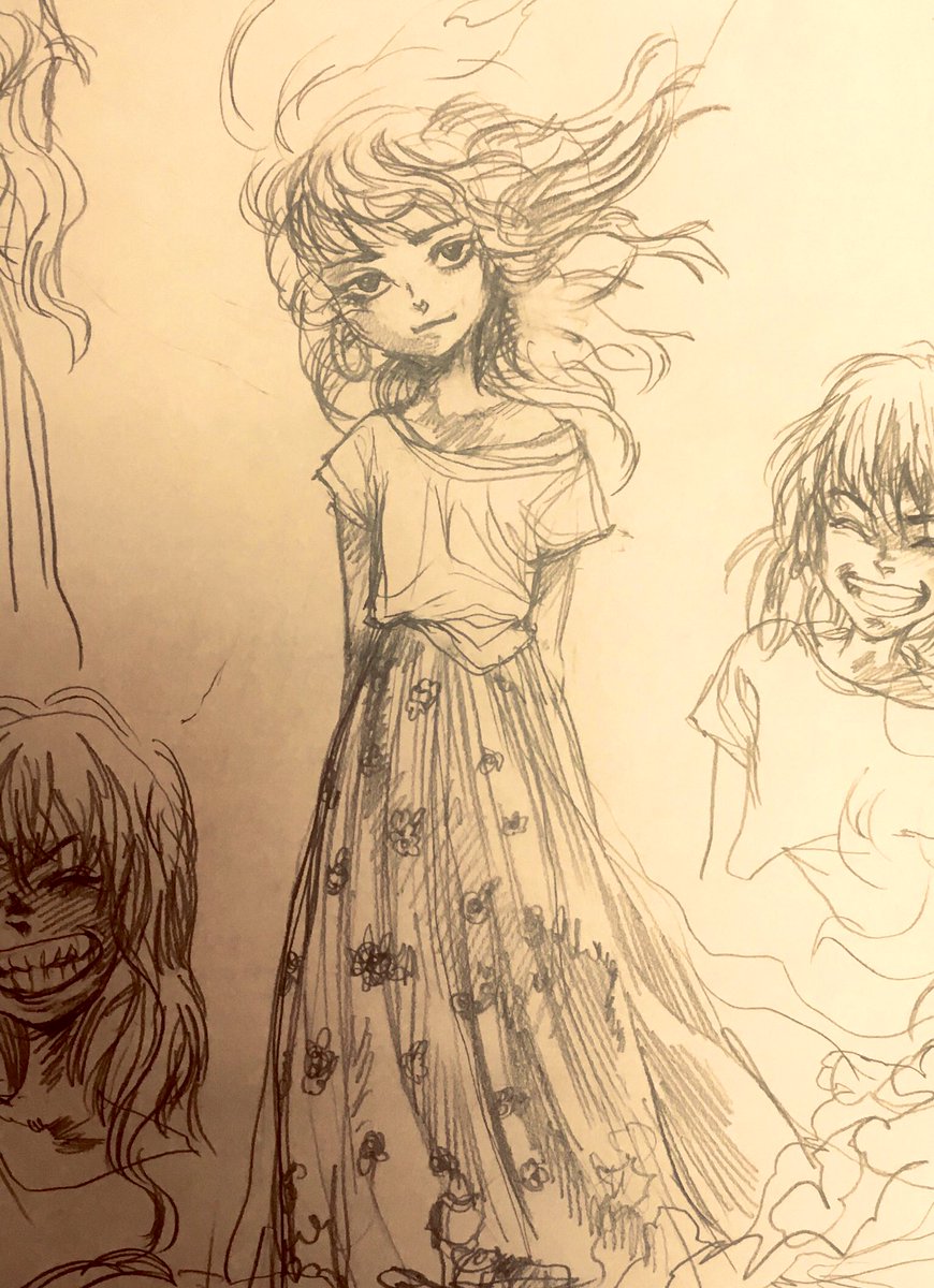 ジプシー娘の絵がちょっと伸びたので、集めてみた。
眼光の鋭さが特徴的。天真爛漫で強かに生きる少女が描きたかったのかな。
#スケブ晒し 