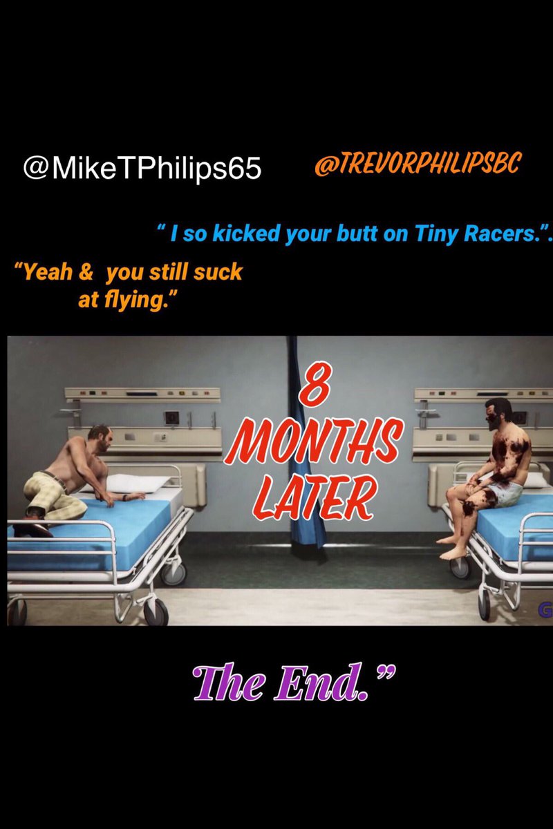 MikeTDeSanta's tweet photo. Trevor @TrevorPhilipsBC still won’t let me borrow his PS4 or PC......Meanie😜.... I love ya.!!!  So can l borrow your PS4 when we get home T ?? *Laughs* https://t.co/8lh9XSFQG3