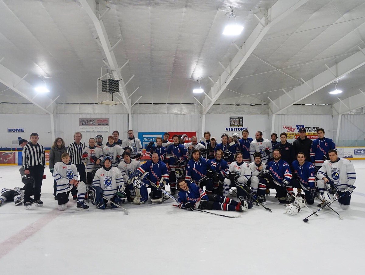 This is it! Final game of the season Sunday with the Widdifield Wildcats. They are a great group and we always look forward to this game. It’s a great way to end our season. 2-4 at Pete Palangio Arena. Go North Stars ⭐️ #specialhockey #community <a href="/Widd_Events/">Widdifield S.S</a>