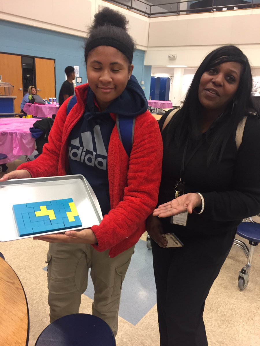 mathinyourfeet's tweet image. Another outstanding #mathart family night! #movingpatterns