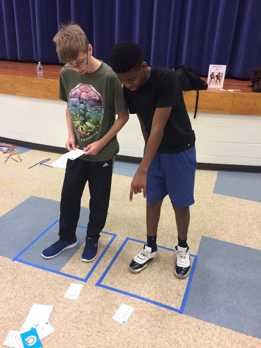 mathinyourfeet's tweet image. Another outstanding #mathart family night! #movingpatterns