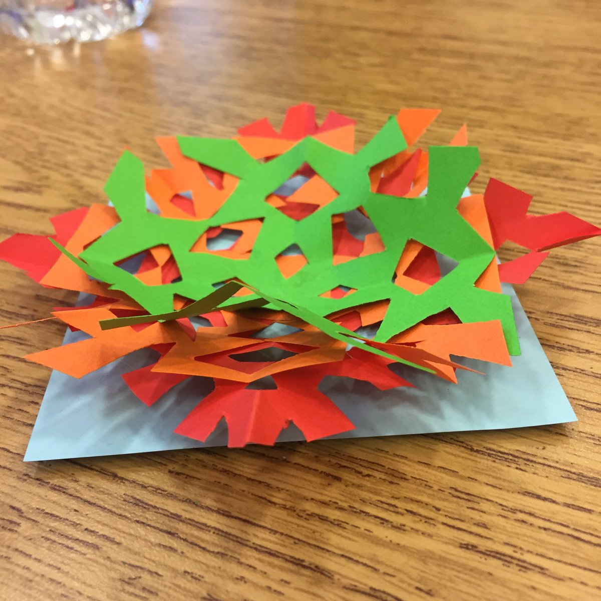mathinyourfeet's tweet image. Another outstanding #mathart family night! #movingpatterns