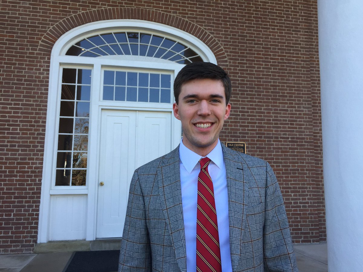 Henry Snyder, Centre ’20, is pulling double duty – not only as Beta’s THIRD incoming student body president, but also as president of the Epsilon Chapter! Those Centre Betas sure are an ambitious bunch.