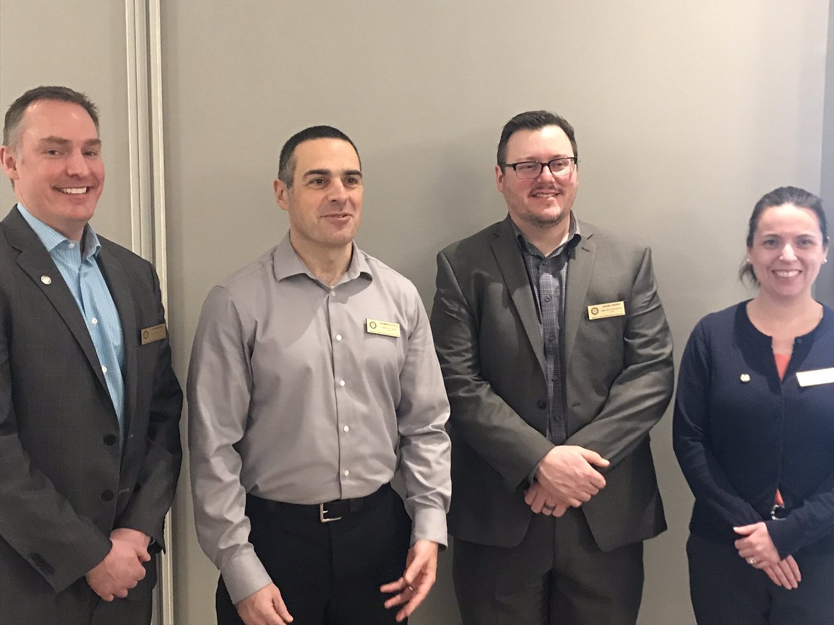 Doubleheader inductions two weeks in a row this week at rotary! Welcome Jason, Ian, Kaitlyn and Shawn!