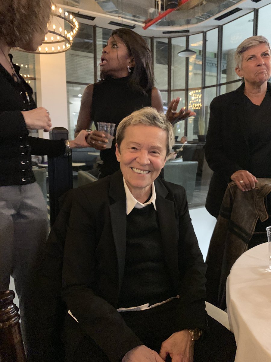 sageusa's tweet photo. We're having a blast at #SAGEShe! Food, drinks &amp; dancing, all in support of #LGBTElders this #WomensHistoryMonth #LGBTAging #StillOutInFront https://t.co/JEOfYMEHW4
