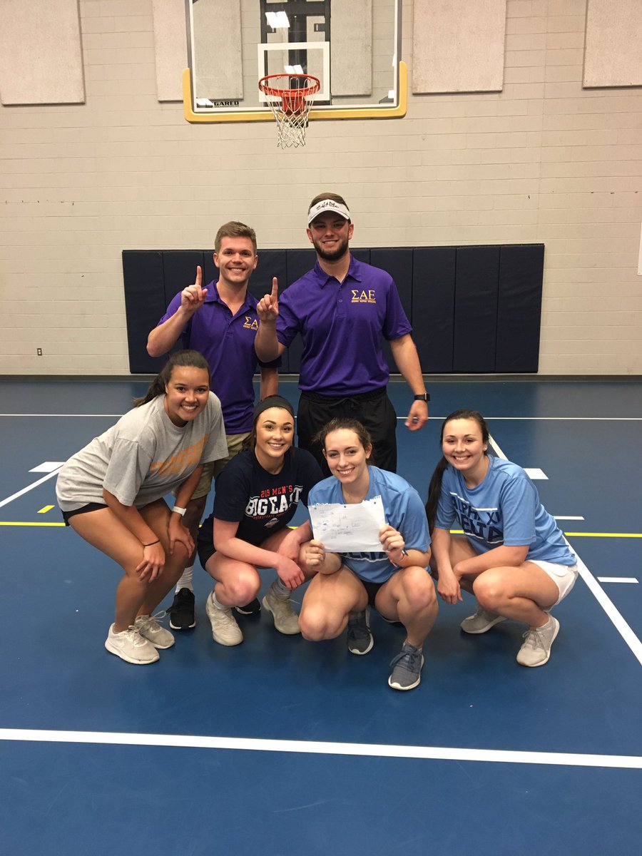 Congrats <a href="/ETSUAlphaXi/">ETSU Αlpha Xi Delta</a> on winning the Paddy Murphy March Madness 3 on 3 basketball tournament!!!