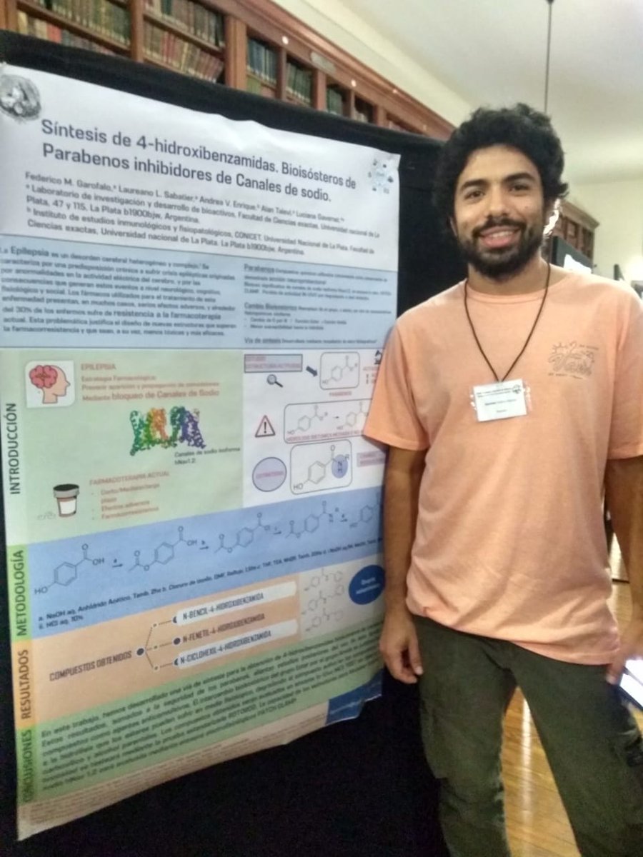 LIDeB_UNLP's tweet photo. El primer premio de la @QuimicaAQA en el XXXII CAQA2019 en el Área Química Orgánica lo recibió un trabajo del @LIDeB_UNLP!
Felicitaciones a todos y en especial a Federico Garofalo por la presentación del Trabajo.
#LIDeB #Quimica #Epilesy #chemistry https://t.co/tUQrybuPZQ
