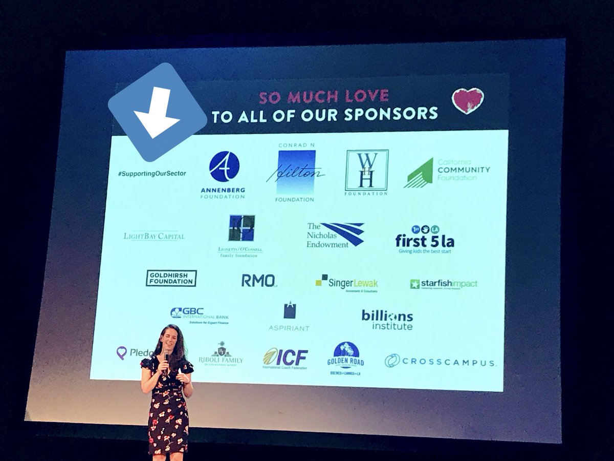 StarfishMarta's tweet photo. Curious what #SupportingOurSector is? It is a giving collaborative of businesses that want to leverage their resources by joining together to support our sector (get the name?!). Thanks to @ChristineMarge for the recognition at #FastPitch2019! @svplosangeles https://t.co/vcdAVnbbL2