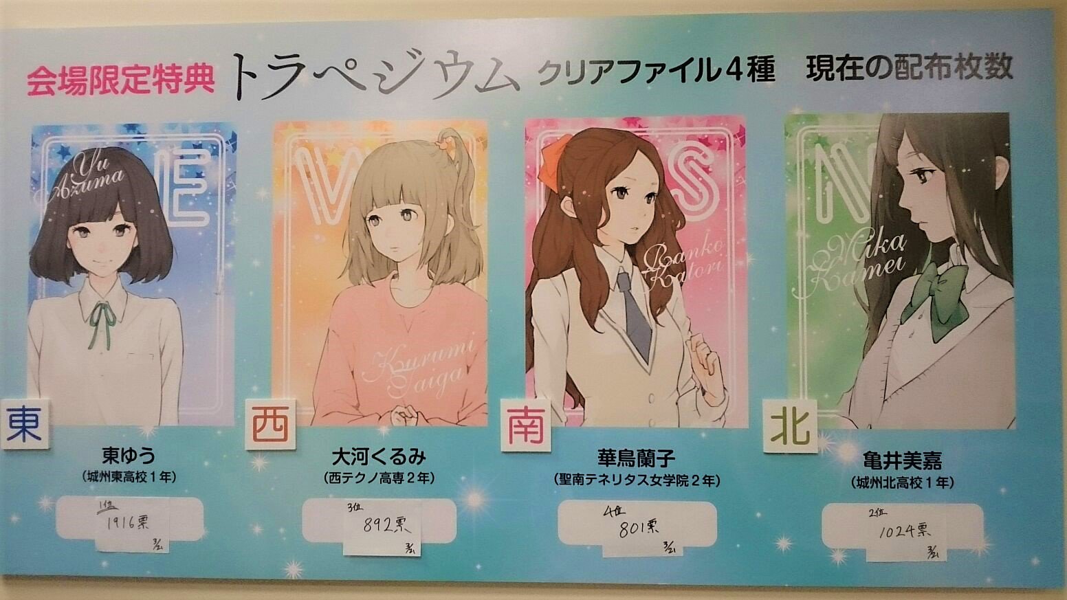トラペジウム　東西南北STAFFクリップボード　非売品 当選 映画 乃木坂46 トラペジウム 劇場版 | Pop-H円盤衣装（カスタムレーベル）