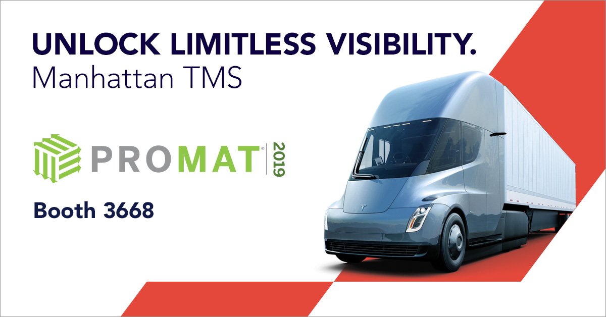 ManhAssocNews's tweet image. Manhattan Associates will be at #ProMatShow to show you how to maximize asset utilization, order throughput, and profit margins by orchestrating work across man and machine. Schedule your demo now: bit.ly/2019ProMat #PushPossible #ProMat19