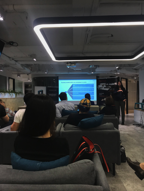 lvxventures's tweet photo. A sneak-peek into yesterday's event in #HongKong on #fintech #ecosystem.
@shantimohan unwinding the massive #opportunities that are available to around 1.2 bn consumers across the #Indian environs along with the #fintech market categories. 
@whub_io #AngelHub #IndiaTechHK @TiEHK https://t.co/8EV2ztMoE4