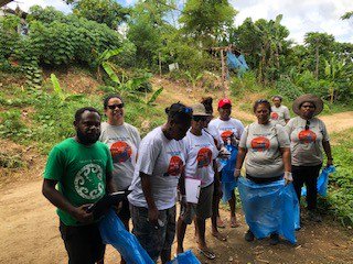 PacificR2R's tweet photo. #Vanuatu @theGEF IW R2R Project commemorates World Water Day #WWD19 by mobilizing local communities for a #Tagabe #River clean up today. SPC #GEM Deputy Director and Head of Disaster Community Resilience Programme Rhonda Robinson joins in to support. https://t.co/DMzybTkgs1