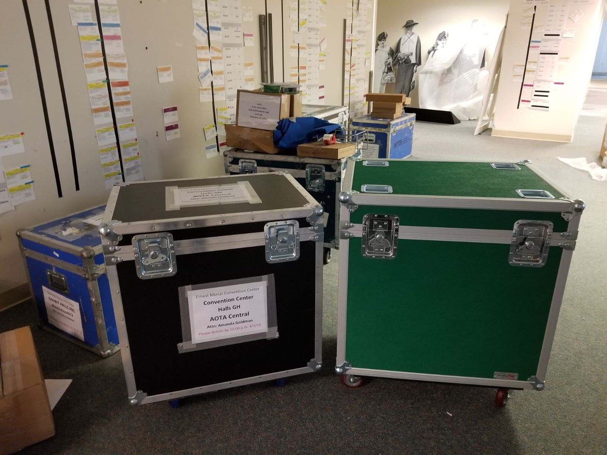 DebbieAminiAOTA's tweet photo. AOTA CE is packing for NOLA! We are so excited to have new and exciting learning activities to help you provide evidence based and occupation centered interventions! See you in April! @AOTAInc https://t.co/gsES2xVj8M