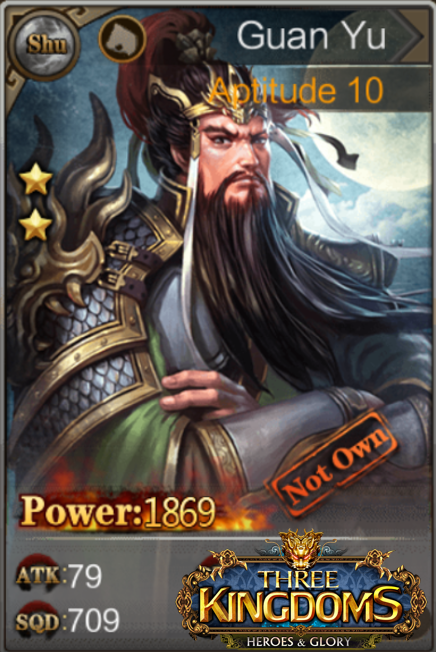 TK_HnG's tweet photo. 📍Hero's info #19 – Guan Yu
Guan Yu was the head of the Five Tiger General of Shu, and a sworn brother of Liu Bei and Zhang Fei. He killed Hua Xiong in campaign against Dong Zhuo.
.
.
.
#threekingdoms #GuanYu #fivetiger #general #battles #strategy #mobilegame https://t.co/Adp3tzZ6Tc