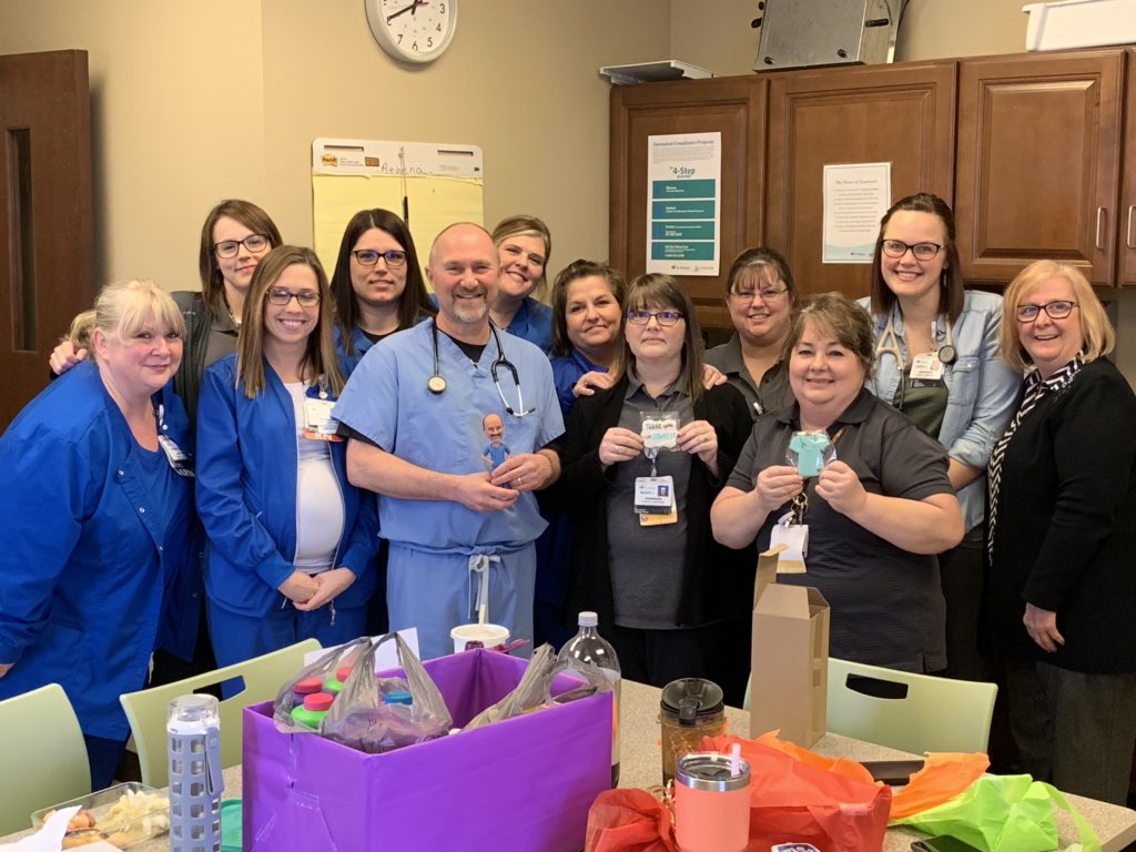 HelmsAPRN's tweet image. Celebrating Doctor’s day a little early as this guy is headed out for a much deserved vacation!  Love you Dr. Downey #WeAreAscension #DocDay19 #SVMG3 @Ascensionorg