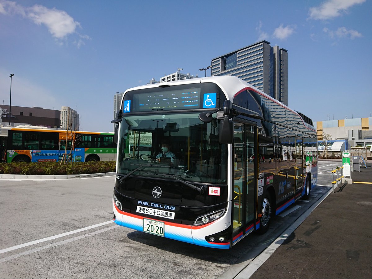 いばちさ En Twitter 京急バス 井30大井町駅西口行 東京テレポート駅 八潮団地 最新の燃料電池バスに乗れた