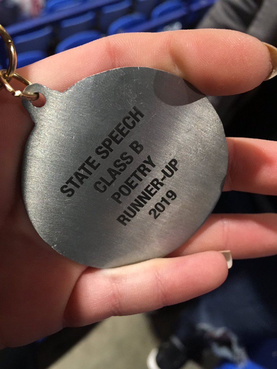 phs_speech_team's tweet photo. Congratulations to Alyssa Riha for placing 2nd at the Nebraska Speech State Championships in Poetry! So proud of this Class B Runner-Up for POE in her last time at State. @Platteview_HS #gr82batrojan https://t.co/3KKTdkvLil