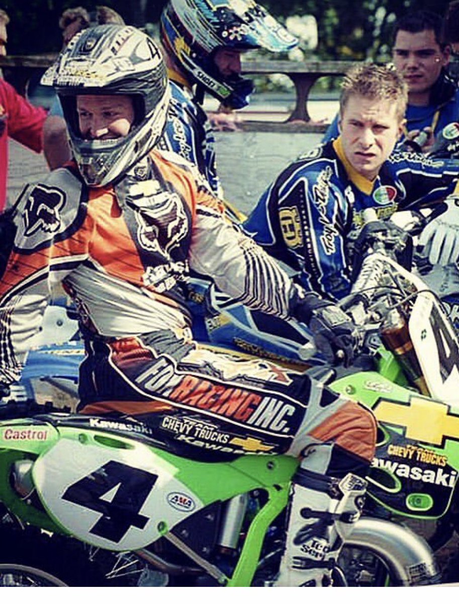 One of the greatest guys to race a motorcycle and some guy named RC