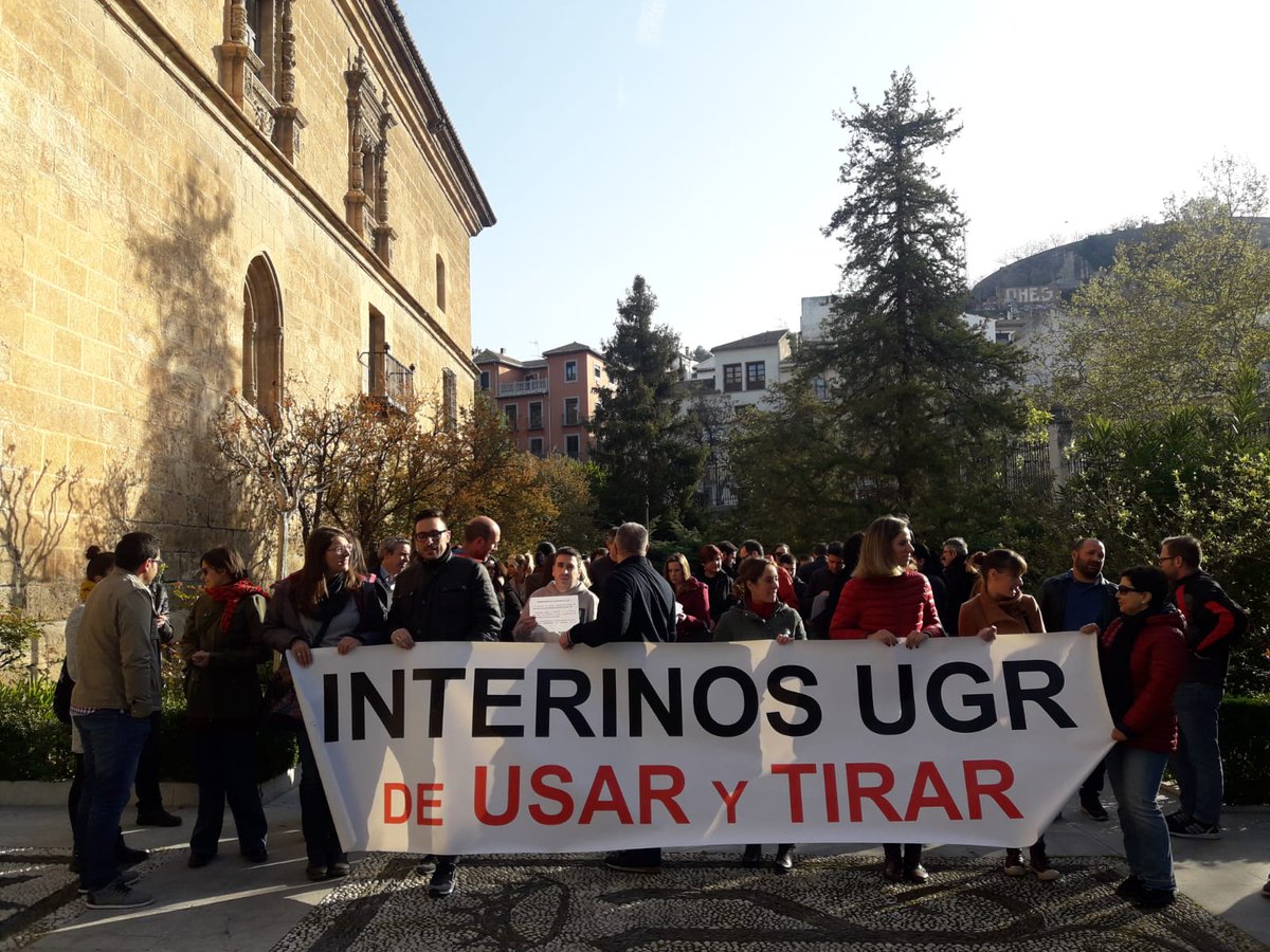 leirepoppins's tweet photo. Que lástima! Interinos de usar y tirar en la UGR!! @UGRenfurecida_ @CanalUGR @PilarArandaUGR
@ideal_granada no somos #miugr? https://t.co/NTlRwTvmqL