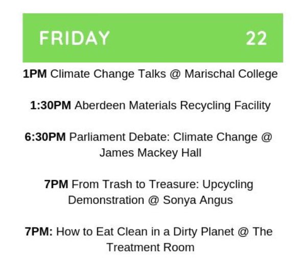 We’ve had an amazing climate week so far- only three days left! Some really interesting events today