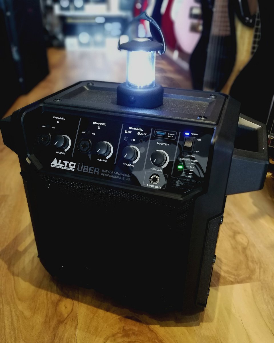 Thundercloud28's tweet photo. One Amp to rule them all.Not only does it run off battery but it can run for 50 hours before needing a recharge,it has Bluetooth, 2 Channels & it's compact enough to carry anywhere. #batteryamp #loadshedding #alto #uberpa #allyouneed #bluetooth #mic #line #compact #nopowerneeded https://t.co/NFWMTPjvtF