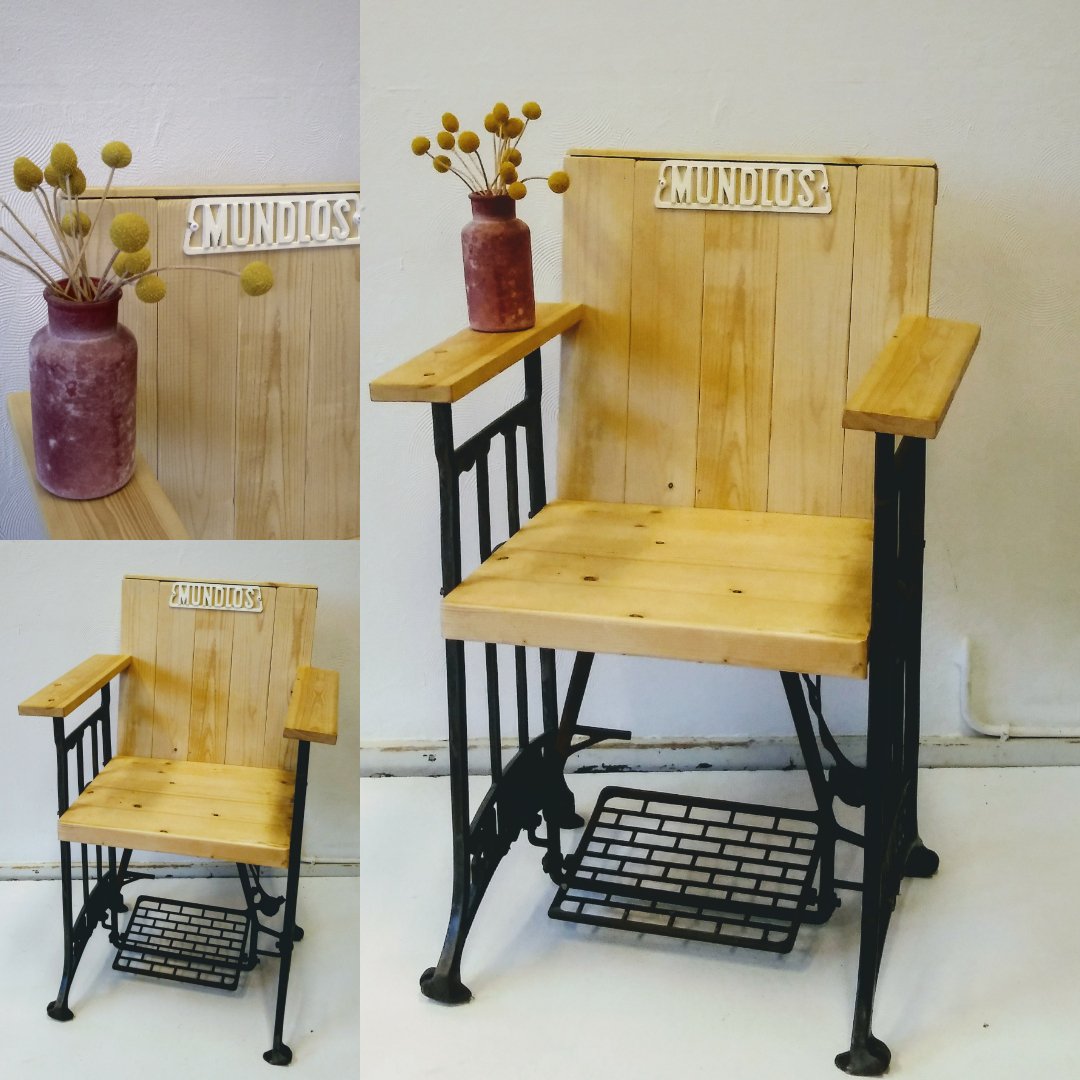 Wij proberen creativiteit te stimuleren binnen ons team. Zo hebben wij aan één van onze teamleden gevraagd; geef dit prachtige naaimachine onderstel een nieuwe functie, maakt niet uit wat. Zo gezegd, zo gedaan. Wat vinden jullie van het resultaat? ☺ iamrecycled.nl