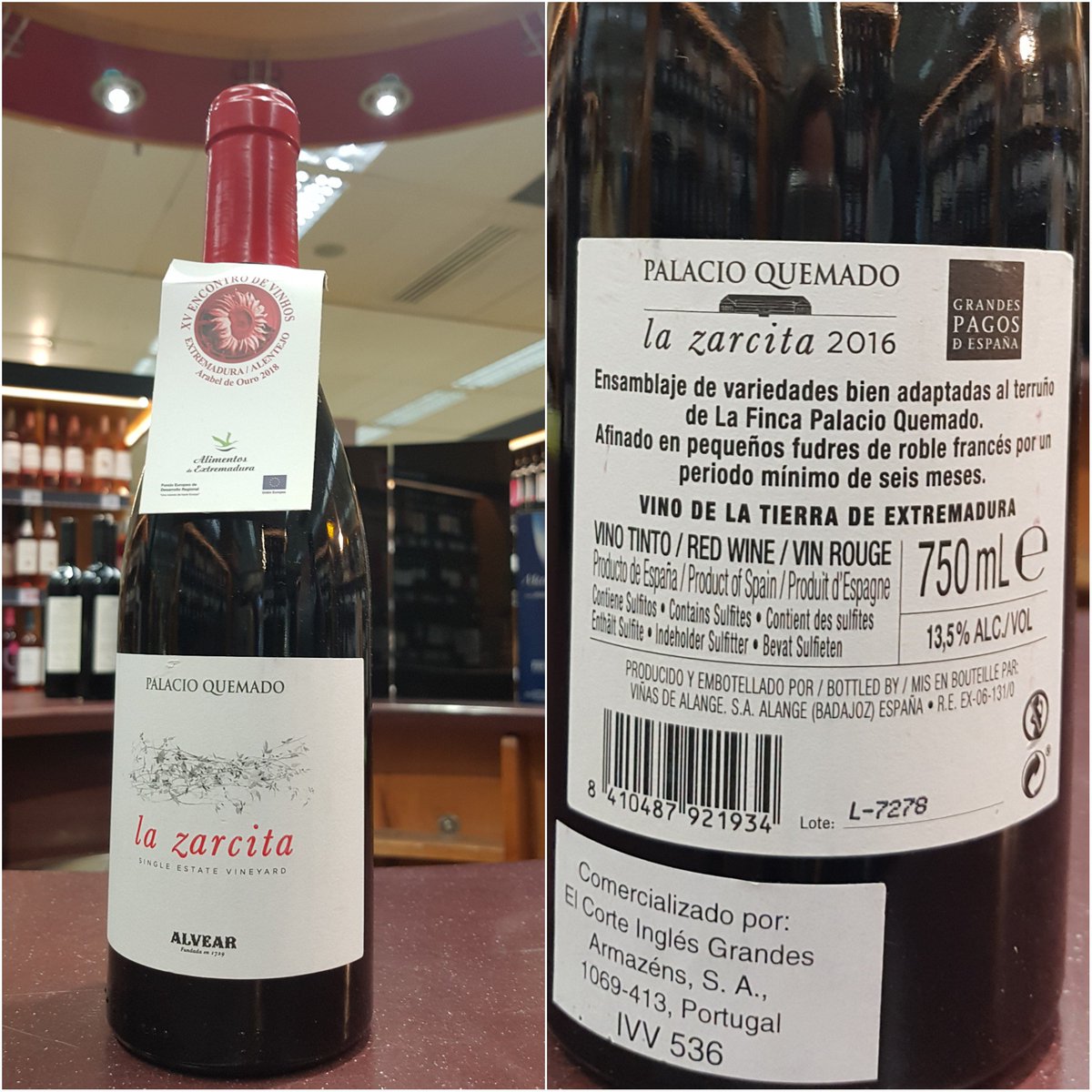 lavidaiberica's tweet photo. @lavidaiberica #ElCorteInglesPortugal #vinosibéricos #vinhosibéricos #Portugal #Lisboa #Extremadura #Alentejo #carmimreguengos #CARMIM @PalacioQuemado #ALVEAR
https://t.co/4QU5nf9V2x…/vinos-ibericos-en-el-corte-ingles… https://t.co/bH7TABAGYT