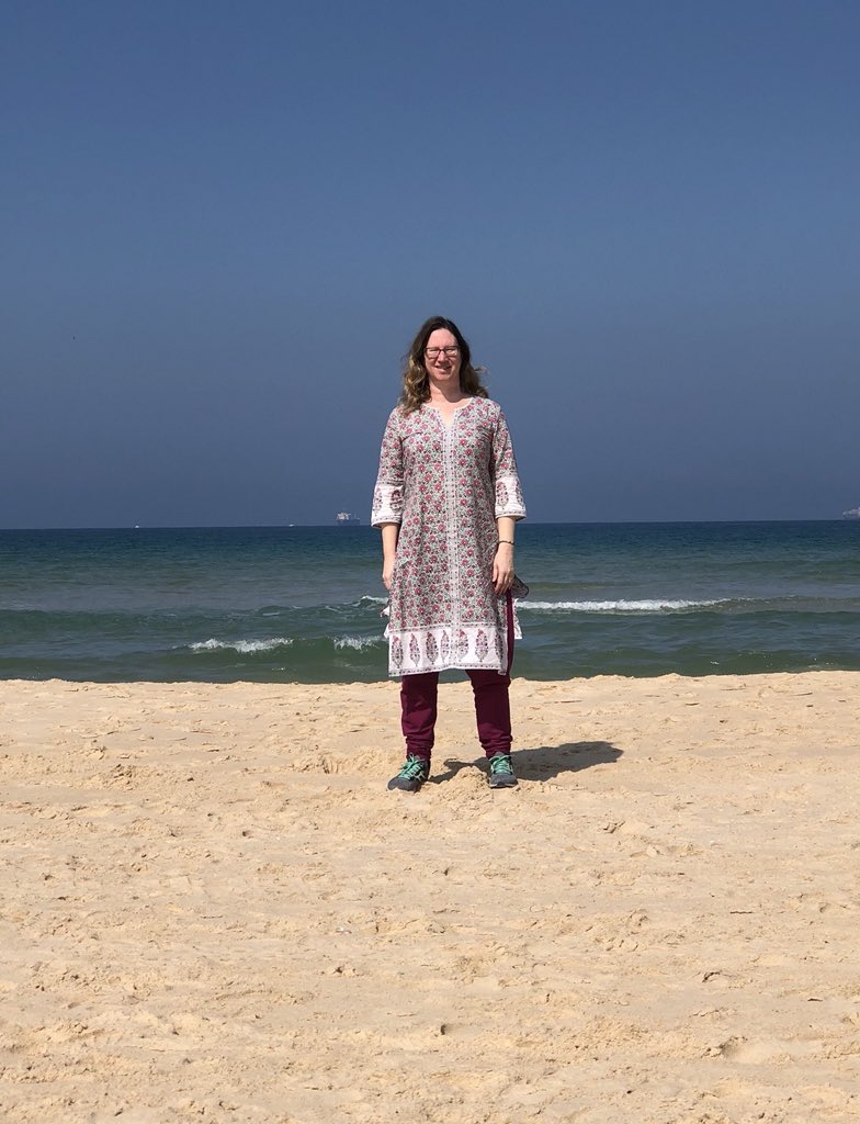 Missed my #India today so I put on my Kurta and went to the beach- perfect combination between 🇮🇱🇮🇳 #ShabbatShalom