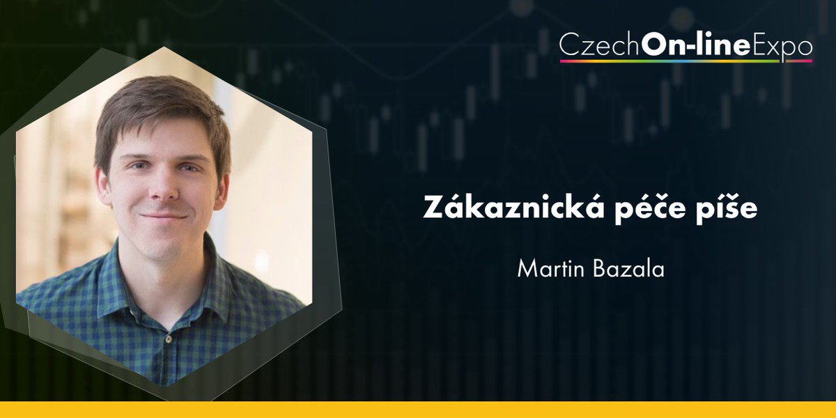 czechonlineexpo's tweet photo. S přednáškou Zákaznická péče píše vystoupí @martin_bazala z @Raynet_CZ. Detail jeho přednášky najdete zde: https://t.co/selsVcAtnW #COE2019 #supportsummit https://t.co/7kjLqDTaMg