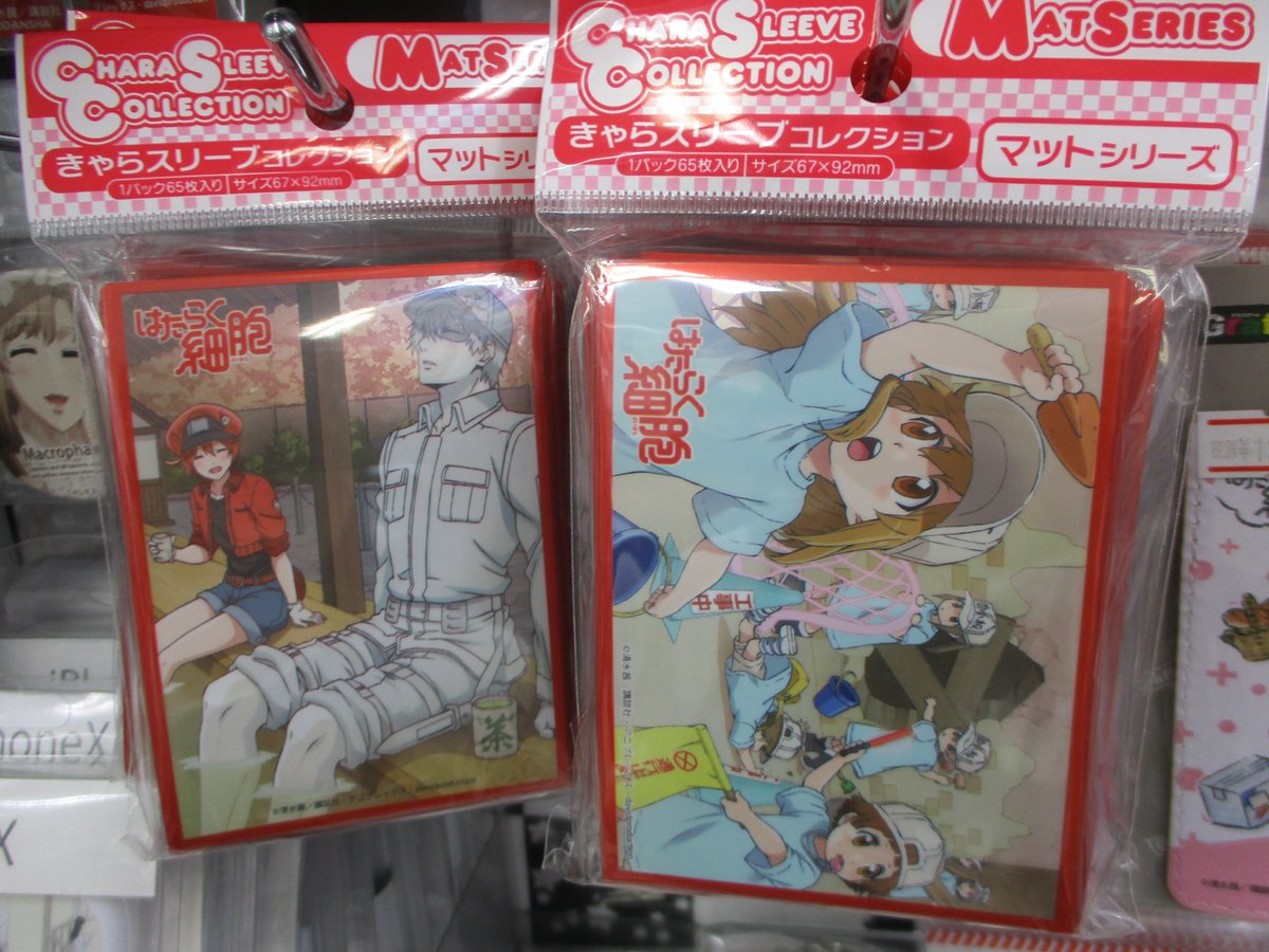 入荷情報】「はたらく細胞」新商品:マットスリーブ2種＆プレシャス