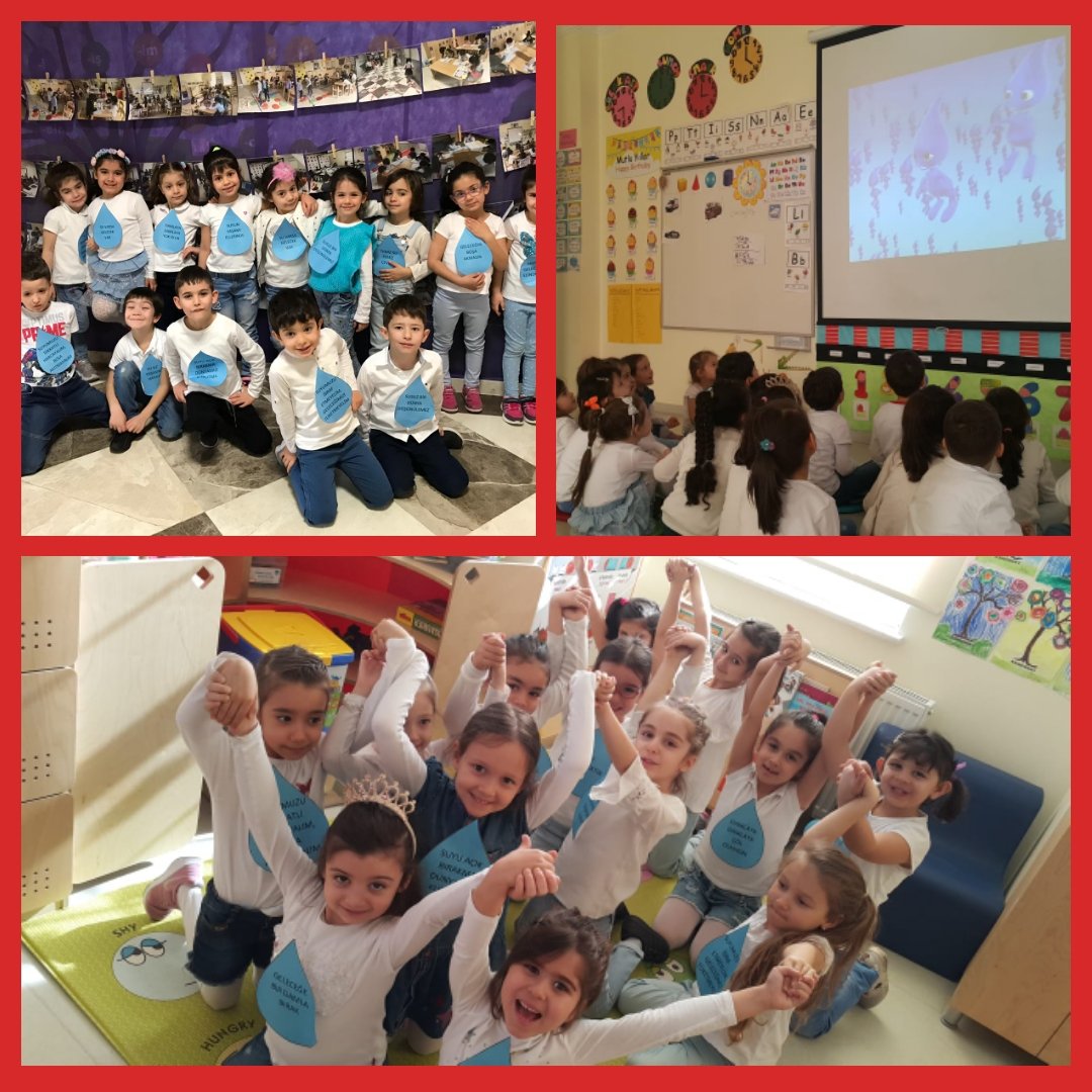 Anasınıfı öğrencilerimiz 22 Mart Dünya Su Günü kapsamında yapılan etkinliklerle sürdürebilir bir yaşam için gerekli bilinci kazanmaları ve suyu doğru kullanmalarıyla ilgili  sohbet ettiler. 💦💦💦 #heranımdabahçeşehir