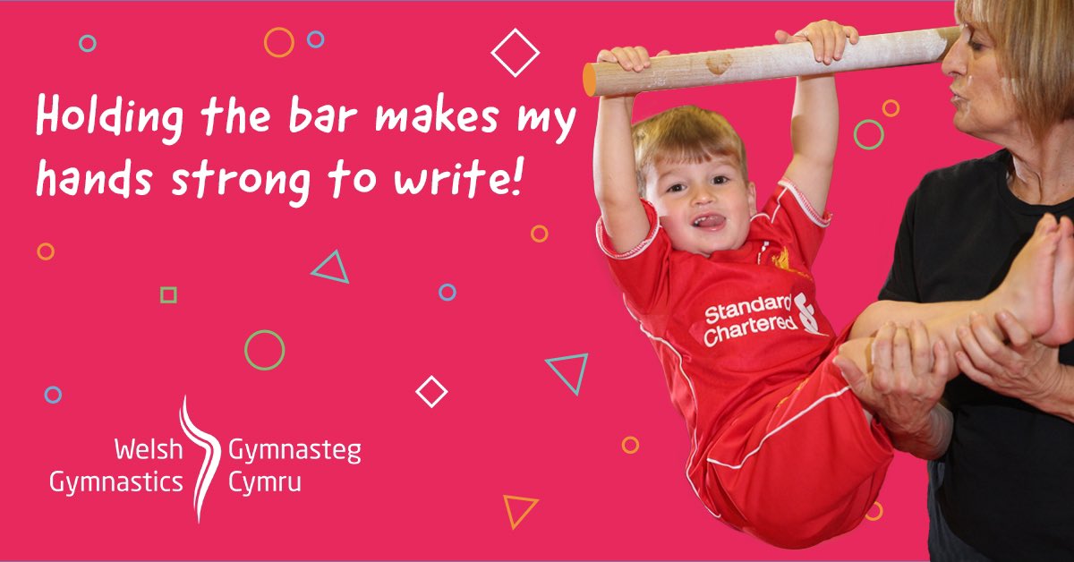 “Holding on to the bars in gymnastics develops the small muscles in the hands that are needed for writing.” VGA is a <a href="/WelshGymnastics/">Welsh Gymnastics</a> affiliated club that provides a range of exciting opportunities to get involved in a fun and safe environment! #GetInvolved #WelshGymForAll