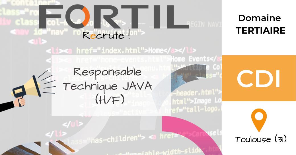 FORTIL_'s tweet photo. 💥 Nouvelle offre !  RESPONSABLE TECHNIQUE JAVA sur #Toulouse !
https://t.co/roDXo0LExf
#javascript #job #java #hibernate #maven #git #recrutement #Developeur https://t.co/Qbb1nqtP6D