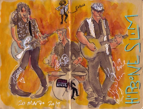 NoMondaysPromo's tweet photo. Feliz noche de Rock'n'Roll con Hipbone Slim &amp; His Hairy Friends! Crónica de su concierto el pasado miércoles en @FunHouseMadrid. #rocknroll #rhythmnblues #músicasurf #garage #fratrock #hipboneslim #conciertaco #bailoteo https://t.co/14vUUptGhN https://t.co/UlzdEC9LOA