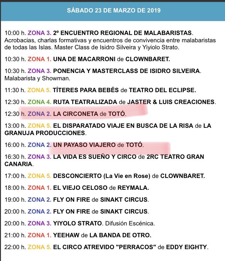 Dani Mesa - Totó (@totoelpayaso) on Twitter photo En marcha... hoy iremos rumbo al #Festival #Malabares en #Tenerife. Mañana sábado les espero con doblete, de mañana y de tarde. Más info <a href="/AytoLaVictoria/">Ayto. La Victoria</a> #LaCirconeta #TotoUnPayasoViajero #clown #circo En marcha... hoy iremos rumbo al #Festival #Malabares en #Tenerife. Mañana sábado les espero con doblete, de mañana y de tarde. Más info <a href="/AytoLaVictoria/">Ayto. La Victoria</a> #LaCirconeta #TotoUnPayasoViajero #clown #circo