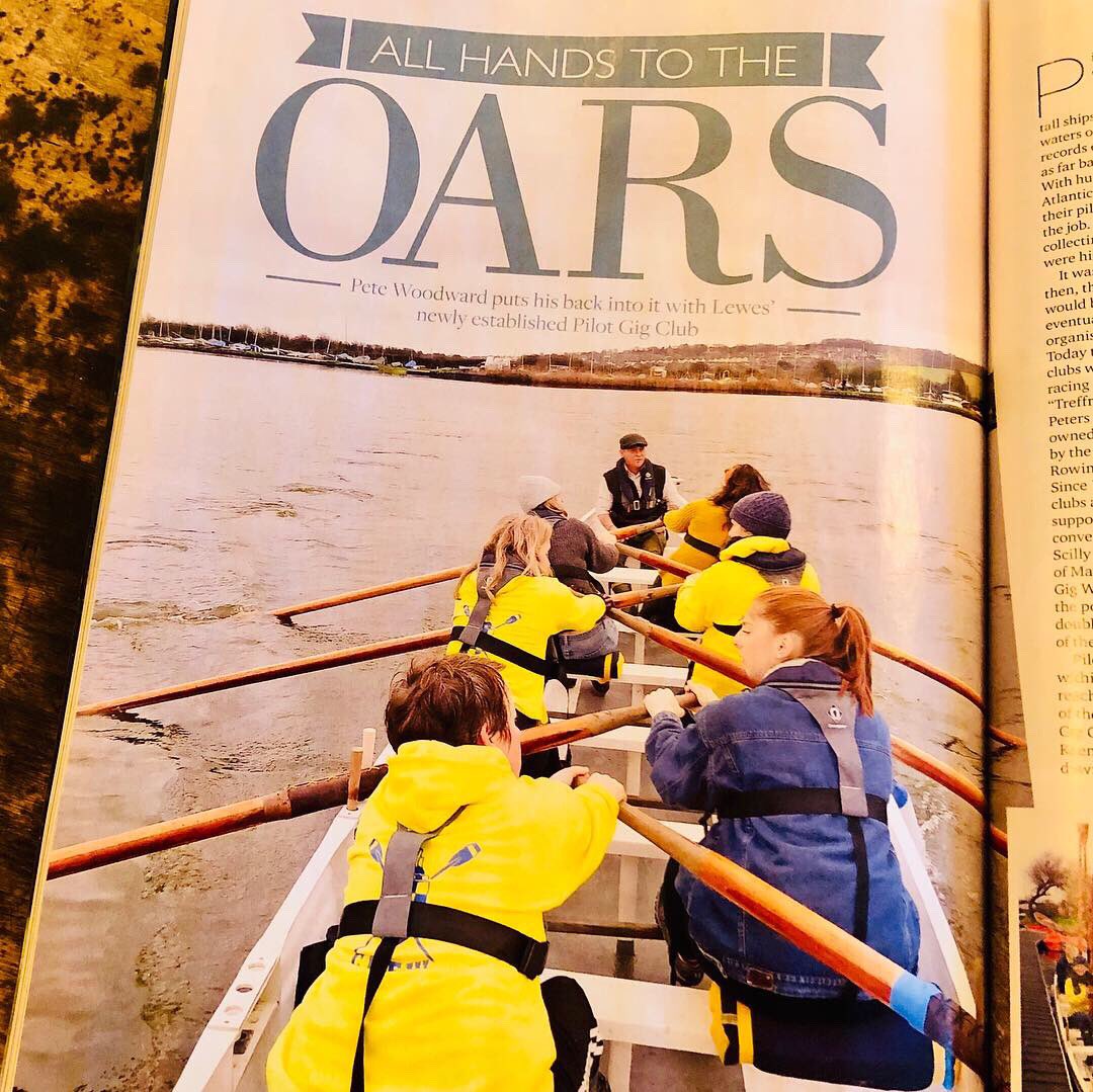 LewesPilotGig's tweet photo. Lovely piece about us in Sussex Life Magazine by @PeteWoodwardUK    So find out more about us:
Come to our new boat naming and blessing 
Good Friday 19th April
3pm
Outside the John Harvey Tavern
All welcome!
https://t.co/kx8D8Y4YiD https://t.co/ZYPTWkVqrL
