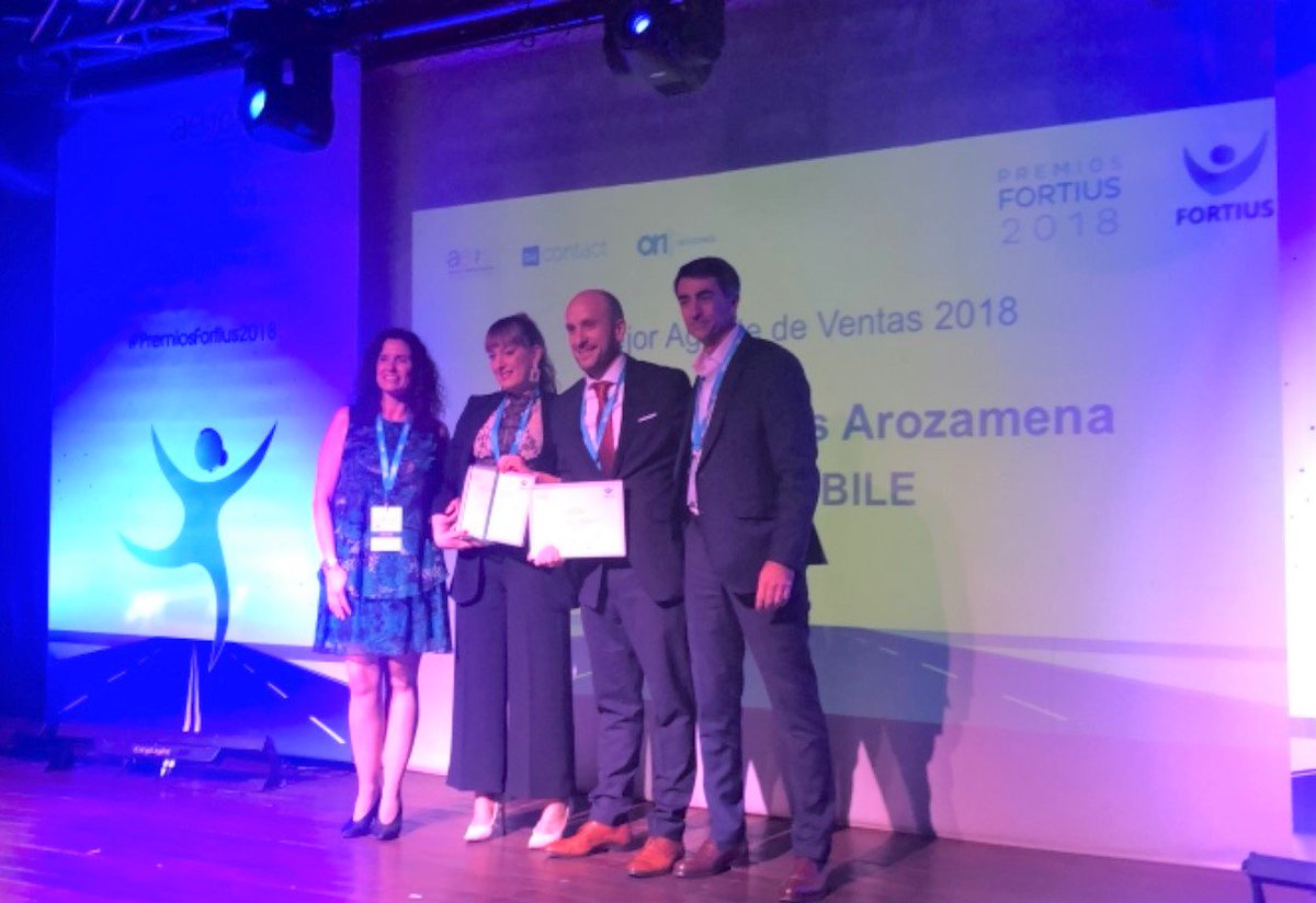 streammobileES's tweet photo. ¡Somos GANADORES de los @PremiosFortius! 💪 🏆🎉
María Álvarez ya es la mejor supervisora y Manuela Marcos,la mejor agente comercial.
ENHORABUENA a ambas y gracias a todos los que hacéis posible Aon! https://t.co/TgkP0m0gAp