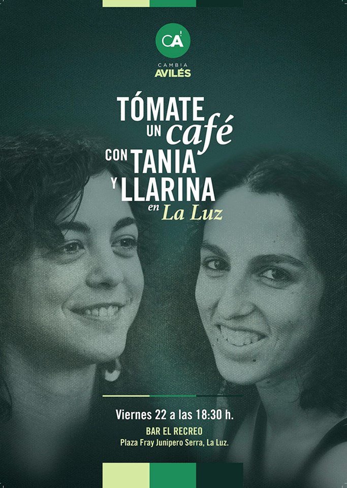 Hoy nos vemos en La Luz! Tómate un café ☕ con <a href="/CambiaAviles/">Cambia Aviles</a>