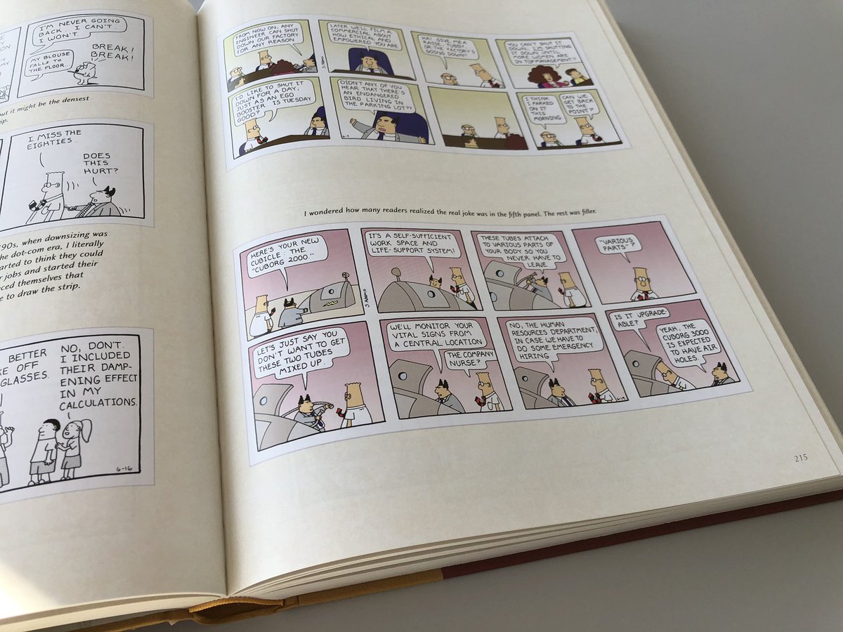 dirkhoerig's tweet photo. I couldnโt resist.
@Dilbert_Daily #dilbert #book #biggerthanexpected #officefun https://t.co/MrjKlww3B7