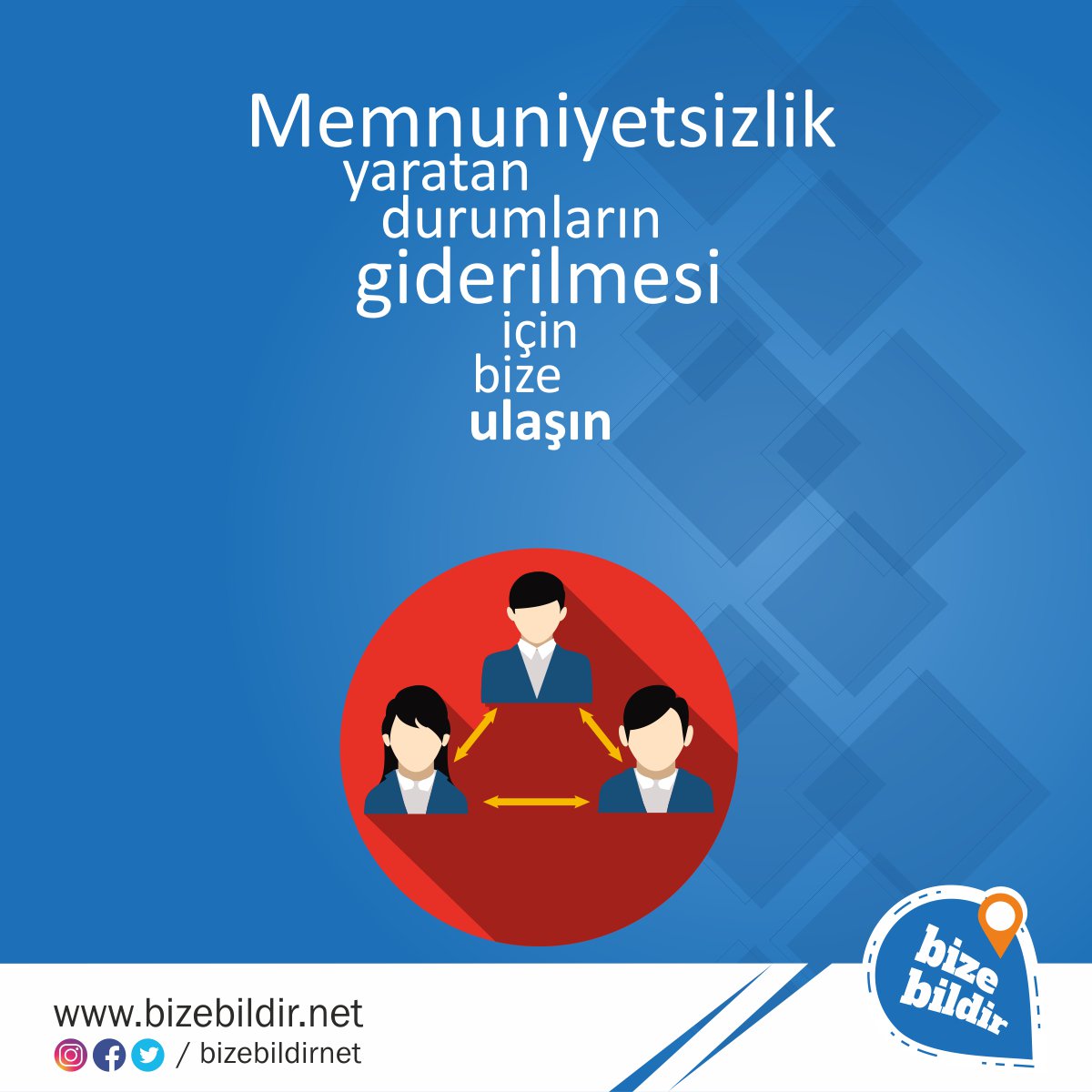 bizebildirnet's tweet photo. #bizebildir #şikayet #öneri #istek #anlıkbildirim #anket #geribildirim #feedback #müşterimemnuniyeti https://t.co/9mbH5pnOcw